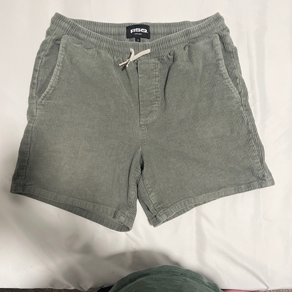RSQ Olive Corduroy Men's Shorts